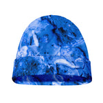 Blue Sapphire Marble Print Beanie