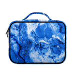 Blue Sapphire Marble Print Briefcase Bible Bag