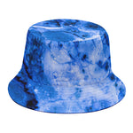 Blue Sapphire Marble Print Bucket Hat