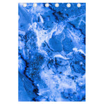 Blue Sapphire Marble Print Curtain