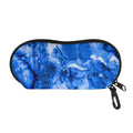 Blue Sapphire Marble Print Glasses Case