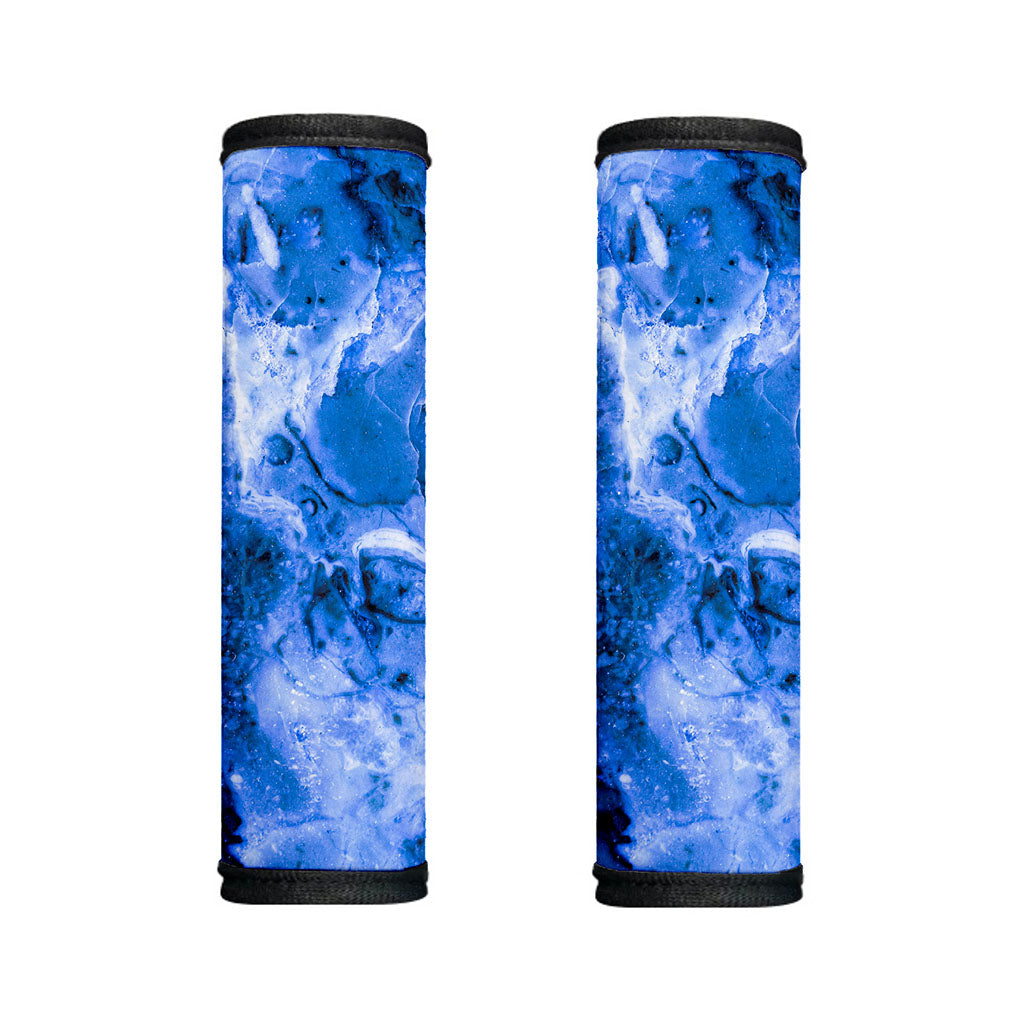 Blue Sapphire Marble Print Handle Covers