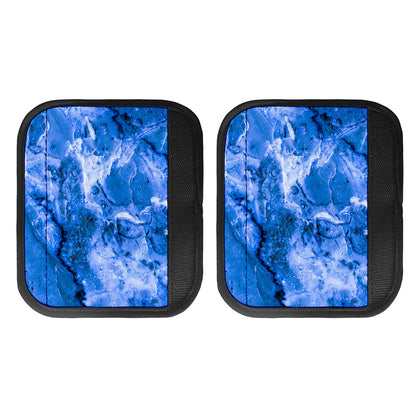 Blue Sapphire Marble Print Handle Covers