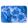 Blue Sapphire Marble Print Indoor Door Mat