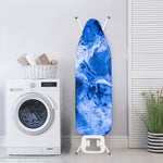 Blue Sapphire Marble Print Ironing Board Cover