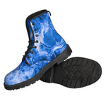 Blue Sapphire Marble Print Backpack