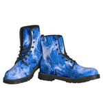 Blue Sapphire Marble Print Backpack