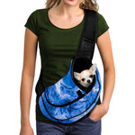 Blue Sapphire Marble Print Pet Sling Carrier