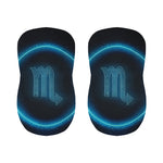 Blue Scorpio Zodiac Sign Print Bar Stool Covers