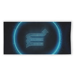 Blue Scorpio Zodiac Sign Print Beach Towel