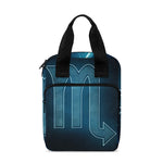 Blue Scorpio Zodiac Sign Print Bible Tote Bag