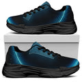 Blue Scorpio Zodiac Sign Print Black Chunky Shoes