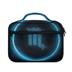 Blue Scorpio Zodiac Sign Print Briefcase Bible Bag