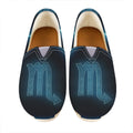 Blue Scorpio Zodiac Sign Print Casual Shoes