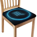 Blue Scorpio Zodiac Sign Print Chair Cushion Cover