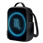 Blue Scorpio Zodiac Sign Print Crossbody Lunch Bag