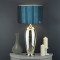 Blue Scorpio Zodiac Sign Print Drum Lamp Shade