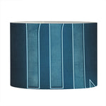 Blue Scorpio Zodiac Sign Print Drum Lamp Shade