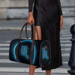 Blue Scorpio Zodiac Sign Print Duffle Bag