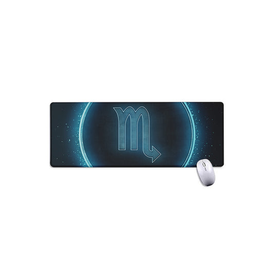 Blue Scorpio Zodiac Sign Print Extended Mouse Pad
