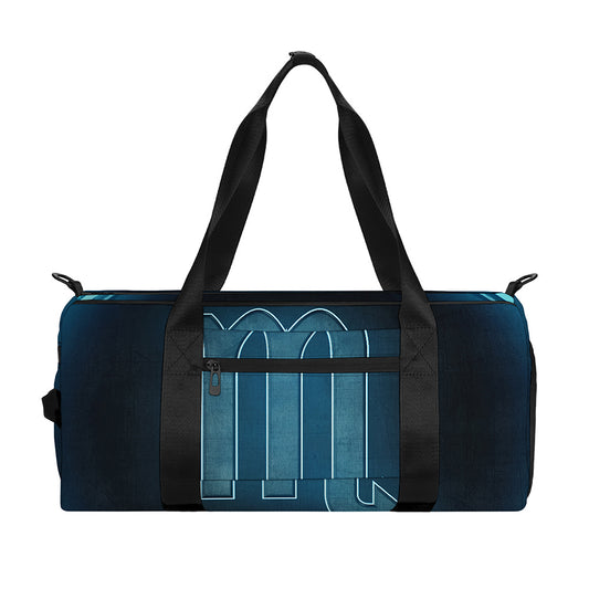 Blue Scorpio Zodiac Sign Print Gym Bag