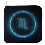 Blue Scorpio Zodiac Sign Print Hand Towel
