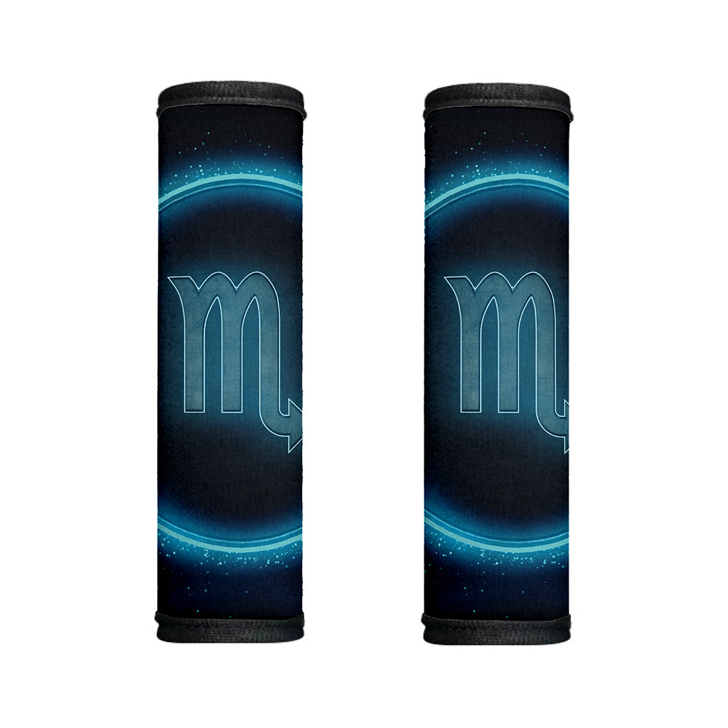 Blue Scorpio Zodiac Sign Print Handle Covers