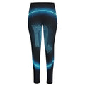 Blue Scorpio Zodiac Sign Print High-Waisted Pocket Leggings