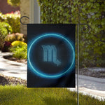 Blue Scorpio Zodiac Sign Print House Flag