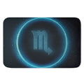 Blue Scorpio Zodiac Sign Print Indoor Door Mat