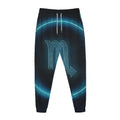 Blue Scorpio Zodiac Sign Print Jogger Pants