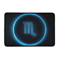 Blue Scorpio Zodiac Sign Print Kitchen Mat
