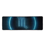Blue Scorpio Zodiac Sign Print Long Kitchen Mat