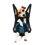 Blue Scorpio Zodiac Sign Print Pet Carrier Backpack