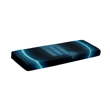 Blue Scorpio Zodiac Sign Print Piano Keyboard Cover