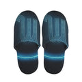Blue Scorpio Zodiac Sign Print Slippers