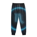 Blue Scorpio Zodiac Sign Print Sweatpants