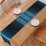 Blue Scorpio Zodiac Sign Print Table Runner
