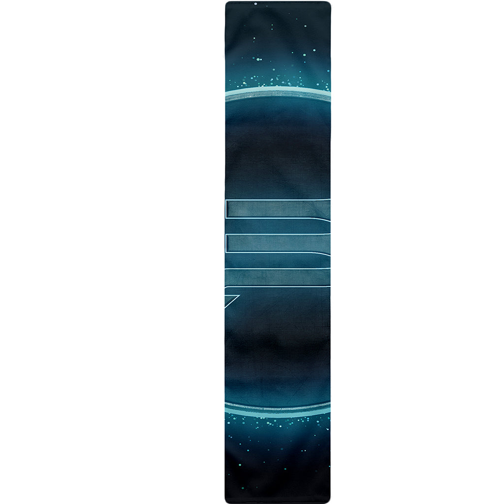 Blue Scorpio Zodiac Sign Print Table Runner