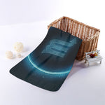 Blue Scorpio Zodiac Sign Print Towel