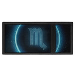 Blue Scorpio Zodiac Sign Print Trifold Wallet