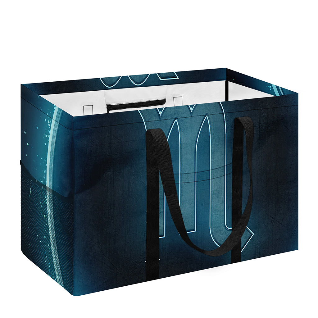 Blue Scorpio Zodiac Sign Print Utility Tote Bag