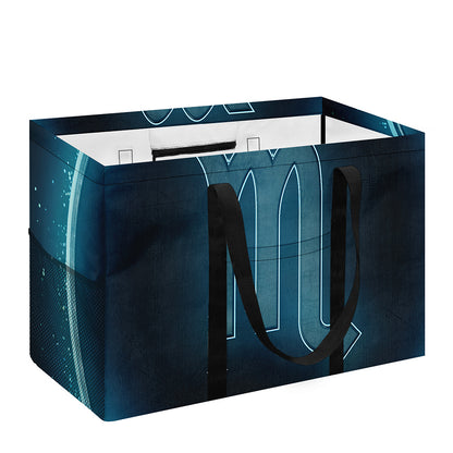 Blue Scorpio Zodiac Sign Print Utility Tote Bag