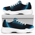Blue Scorpio Zodiac Sign Print White Chunky Shoes