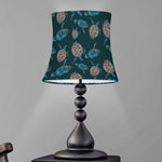 Blue Sea Turtle Pattern Print Bell Lamp Shade