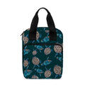 Blue Sea Turtle Pattern Print Bible Tote Bag