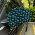 Blue Sea Turtle Pattern Print Car Side Mirror Covers