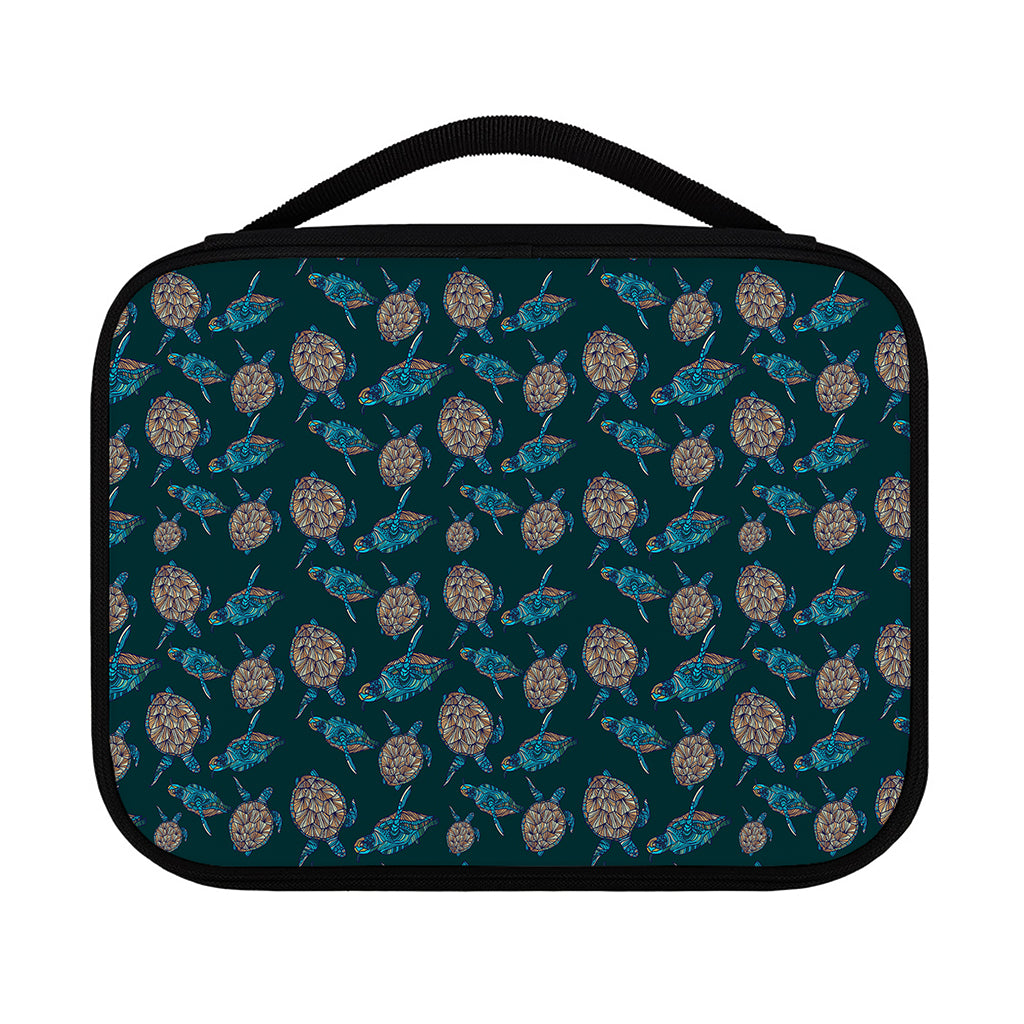 Blue Sea Turtle Pattern Print Classic Bible Case
