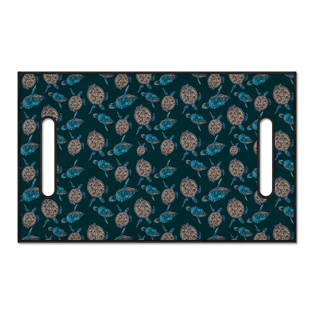 Blue Sea Turtle Pattern Print Golf Cart Seat Cover