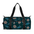 Blue Sea Turtle Pattern Print Gym Bag
